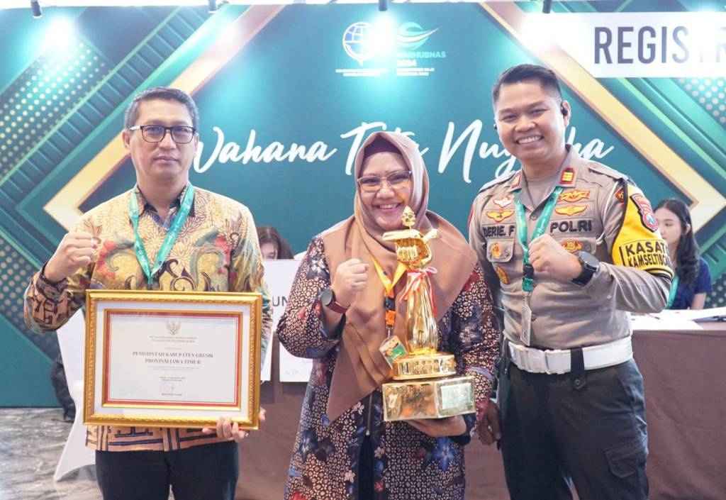 Peringatan Harhubnas 2024, Kabupaten Gresik Dapat Penghargaan WTN