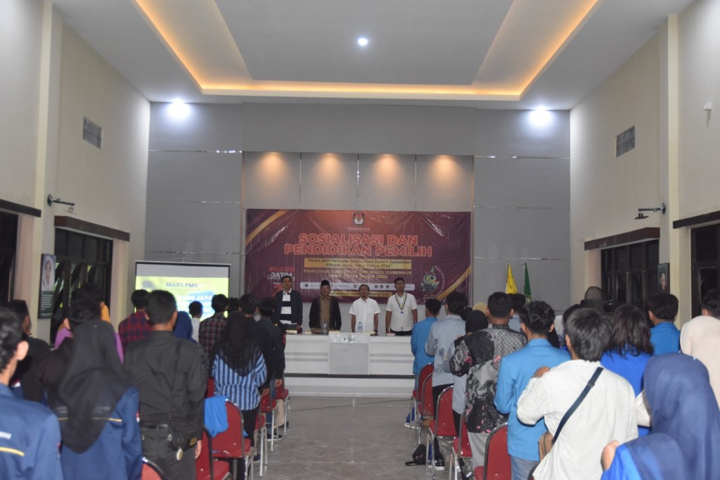 Gandeng PMII Jatim, KPU Jatim Sosialisasi Pentingnya Peran Pemilih 