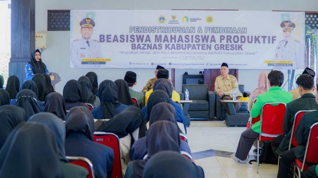 Baznas Gresik Salurkan Ratusan Juta Untuk Beasiswa Produktif Mahasiswa Tahun&nbsp;2024